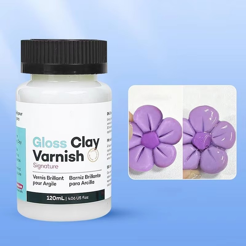 20Ml 60Ml Clay Varnish Glossy Varnish Clay Varnish Glossy Clay Gloss Varnish Premium High Grade