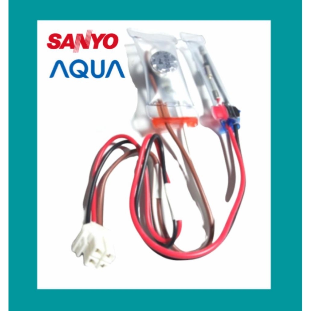Sensor defrost bimetal kulkas Aqua Sanyo 2 pintu