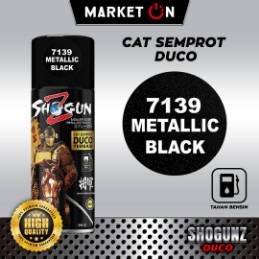 Shogun Z Duco - 7139 Metalic Black I Cat Semprot Warna Metalik Hitam I Cat Duco 300CC 400CC I Cat Me