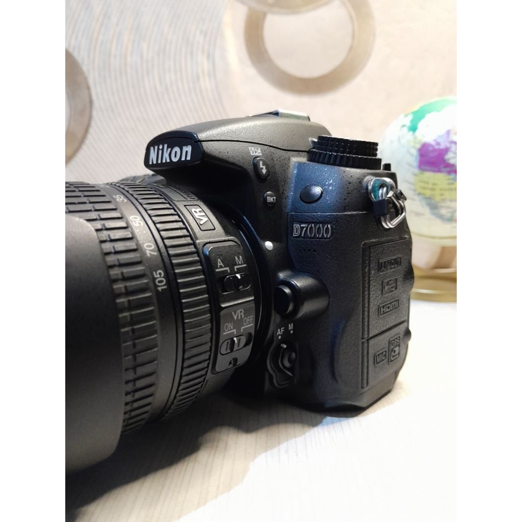 NIKON D7000 LENSA KIT AFS 18 105 MULUS BERGARANSI