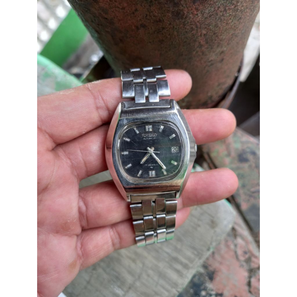 jam tangan seiko 5 vintage 7025 lawas