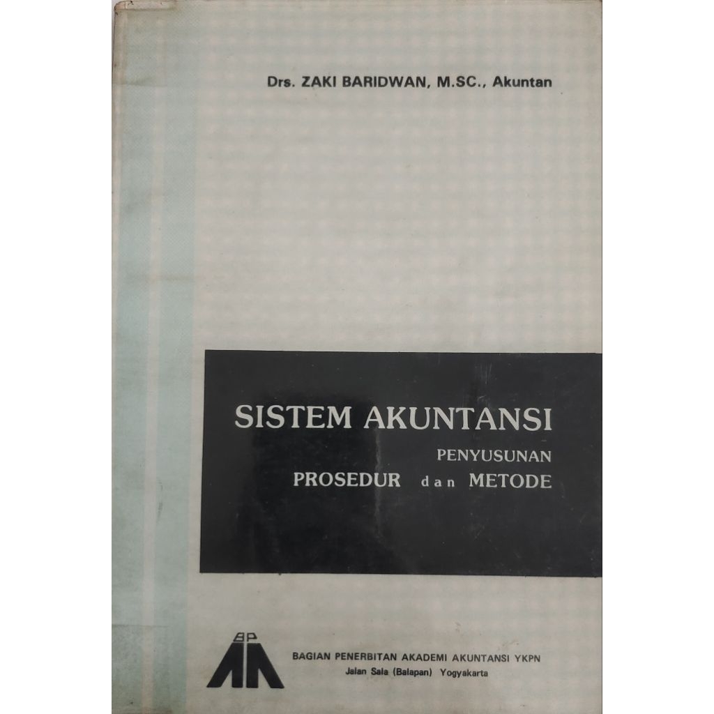 BUKU SISTEM AKUNTANSI BEKAS ORIGINAL