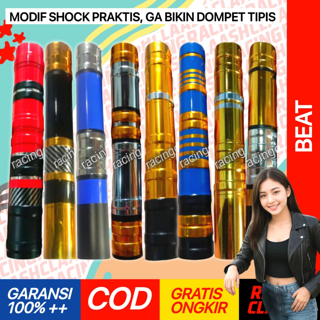 Racing Claash Cover Shock Shok Sok Depan Beat Street Fi Karbu Esp Old Cbs New Depan
