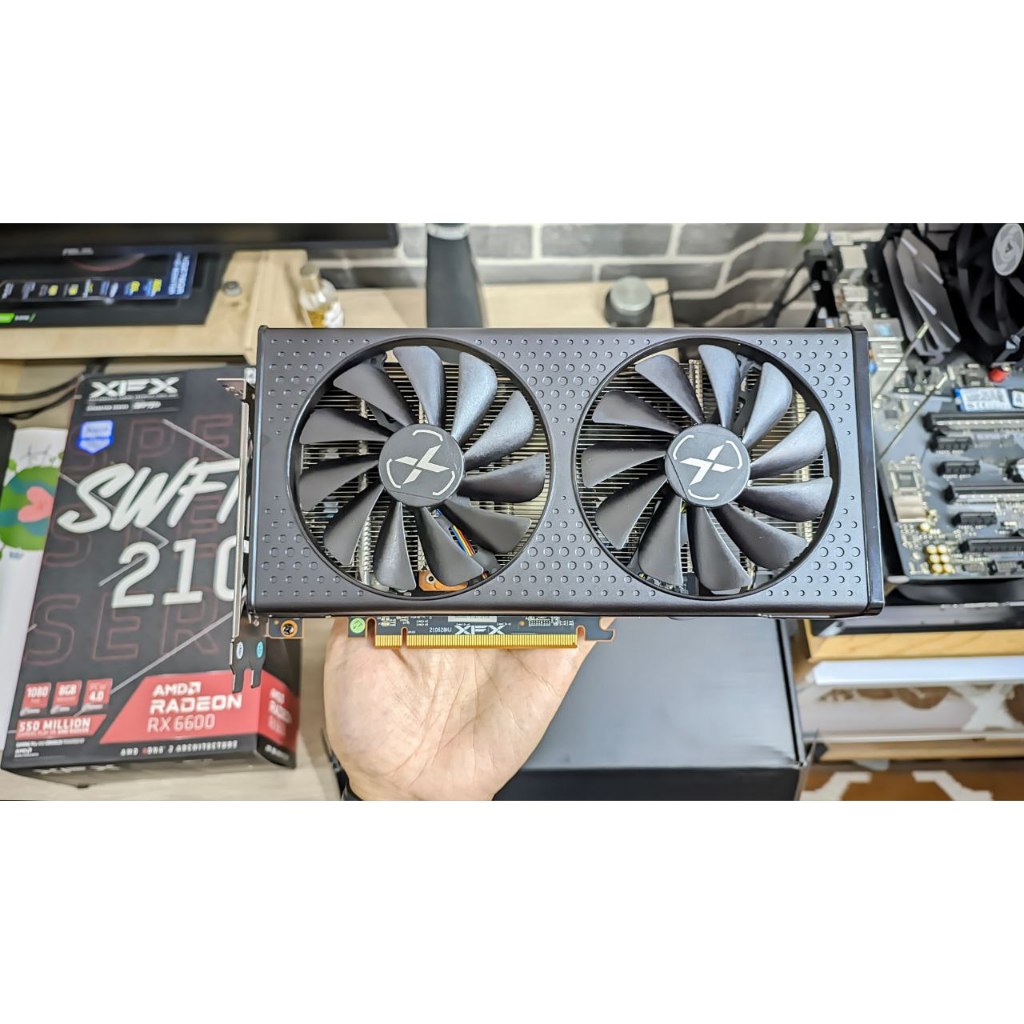 XFX Speedster SWFT 210 RX 6600 Core 8GD6 Expired Januari 2027 LikeNew Almost BNOB