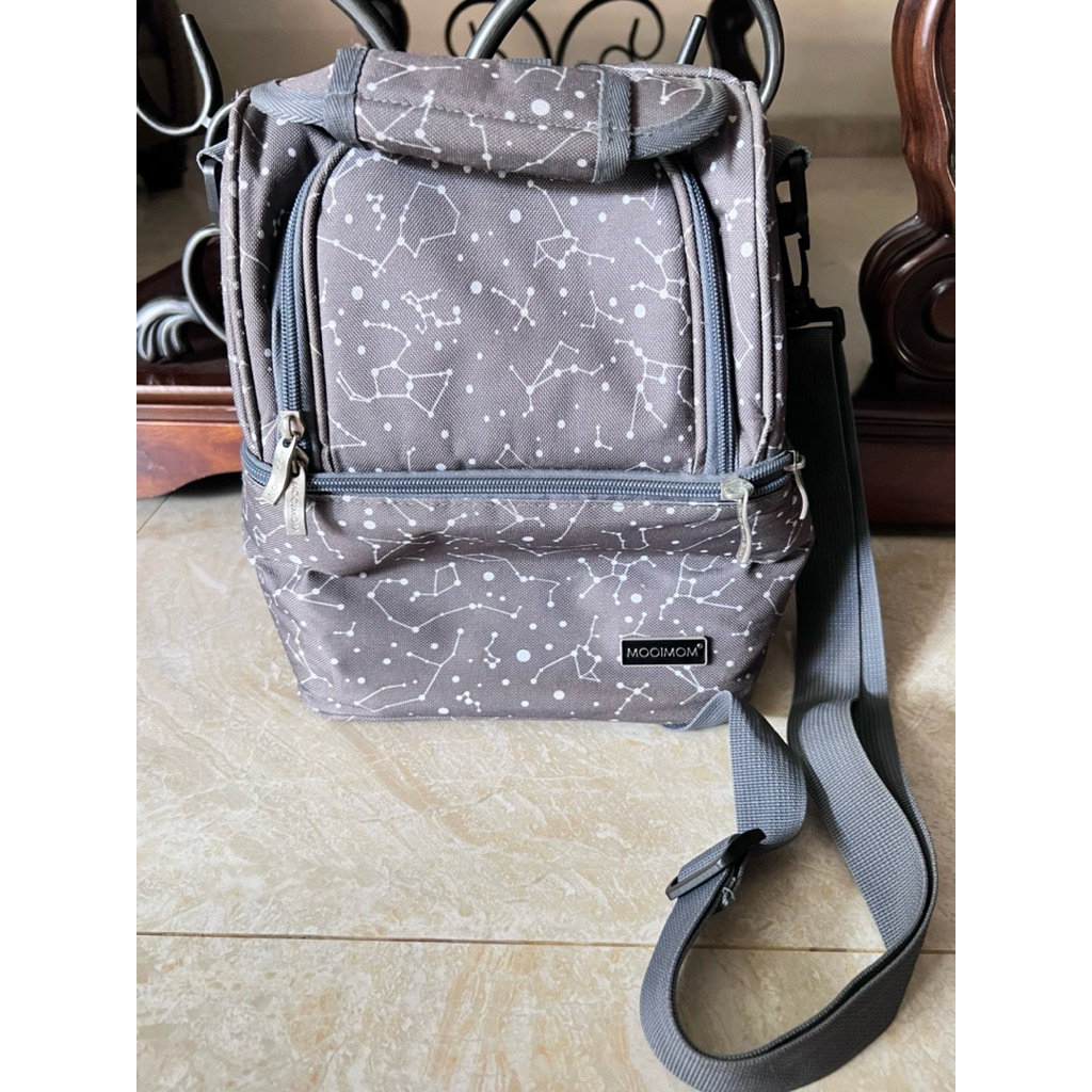 MOOIMOM Cooler Bag / Tas ASI Ransel Jinjing Sling (preloved) like new free baju baby libby