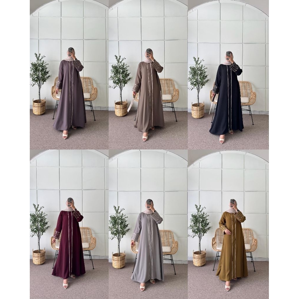 ABAYA DRESS//GAMIS POLOS ARABIAN//GAMIS HANIA ANTI UV//GAMIS ANNISA BUSUI//ABAYA BORDIR TERBARU