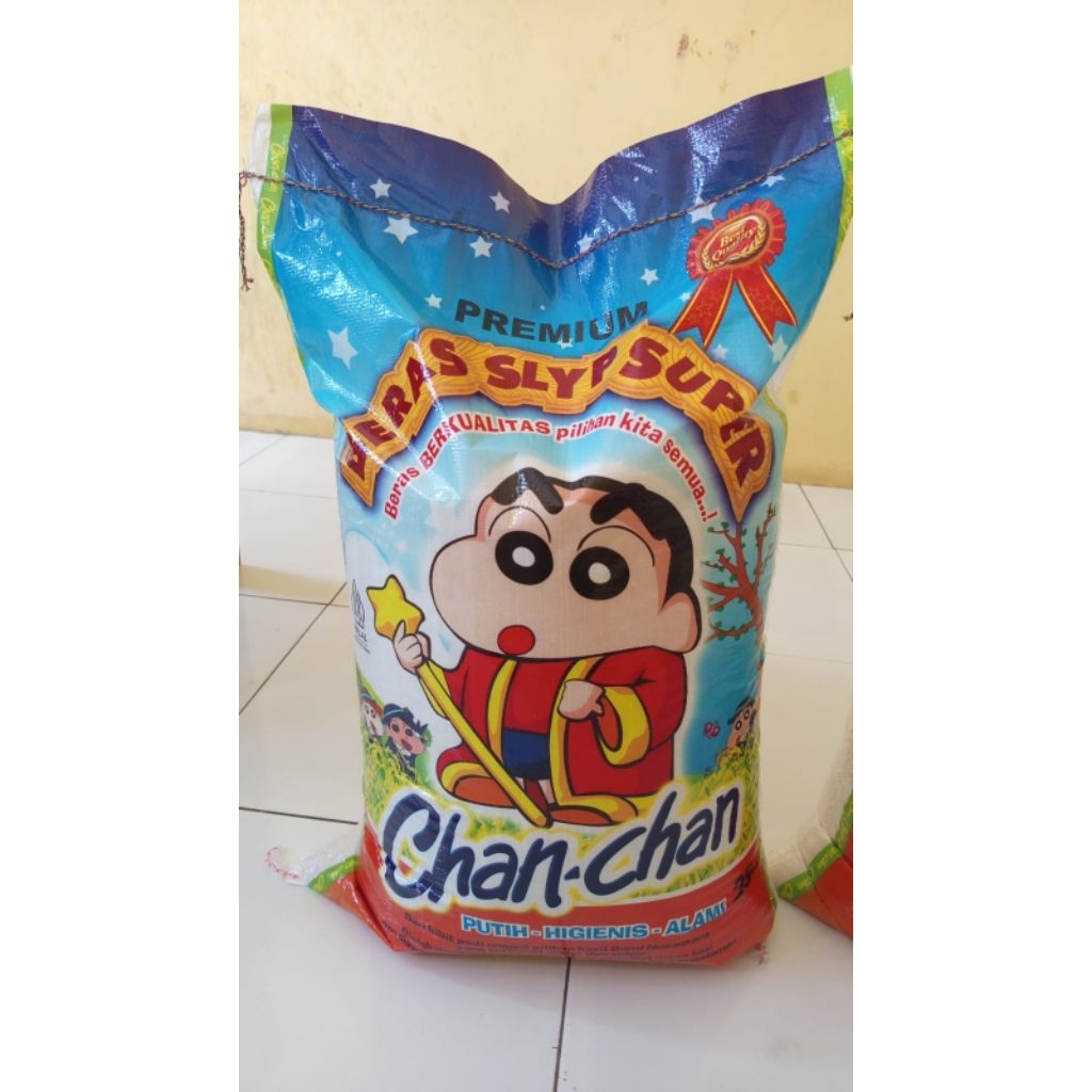BERAS PREMIUM Chan Chan | Beras SLYP Super merk Chan Chan Kemasan 1 LITER Kemasan Plastik PE