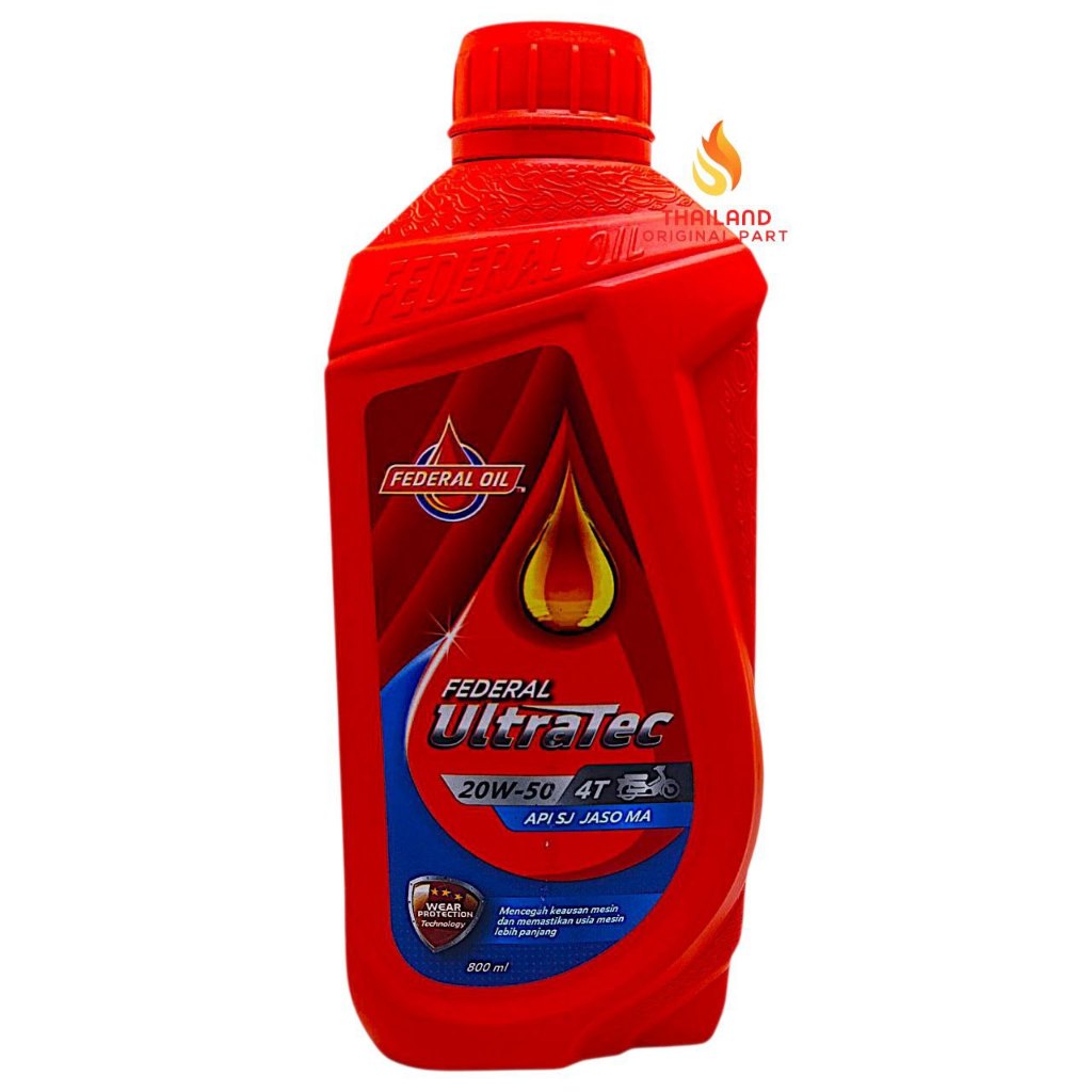OLI FEDERAL ULTRATEC MERAH 800ML GRAND - SUPRA - VEGA - JUPITER KD871 TERMURAH