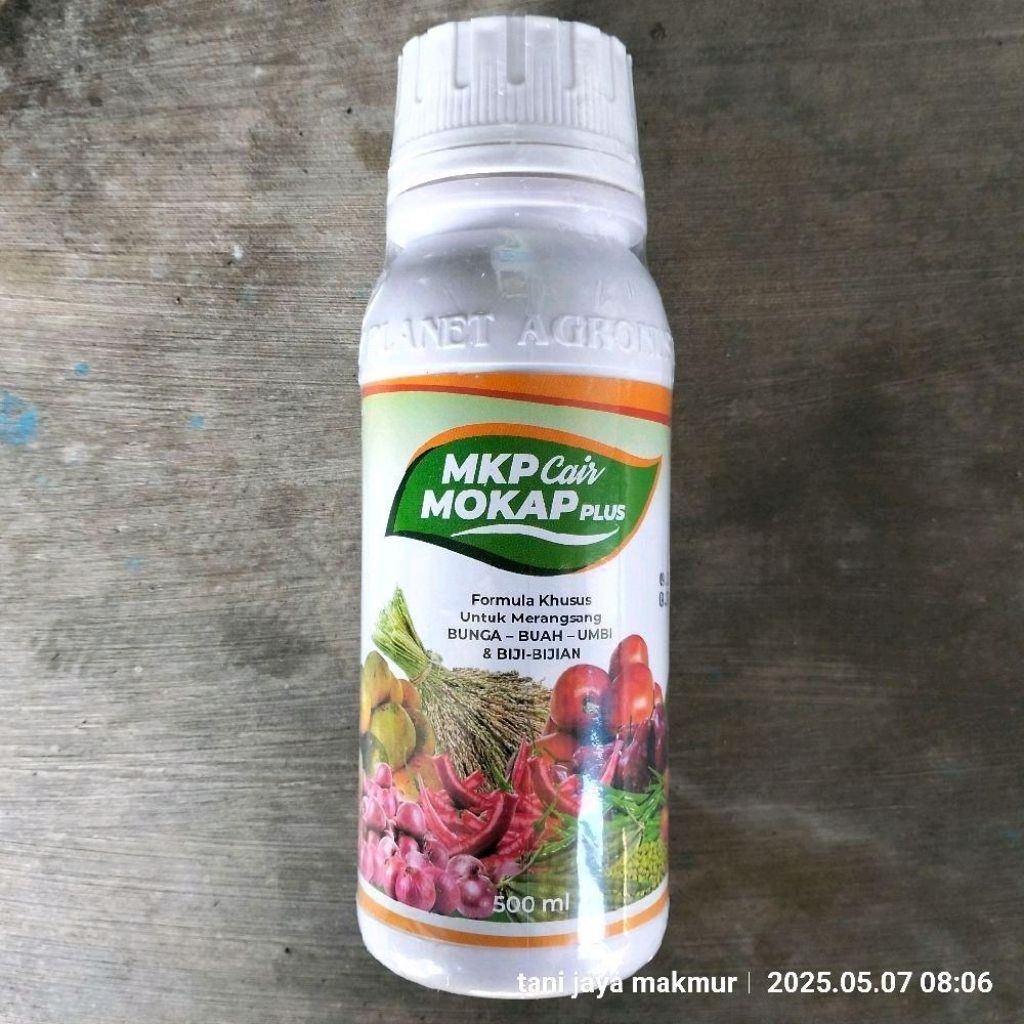 Pupuk MKP Cair Mokap Plus Kemasan 500 ml