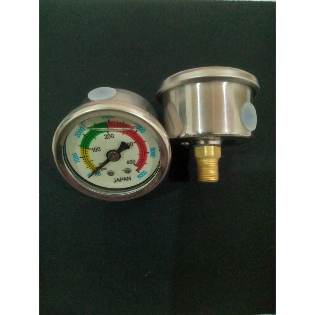 Manometer Besar 100% Dari Japan 6000 Psi Manometer Pompa Pcp, Manometer Jumbo 6000 Psi  Pompa Pcp, S