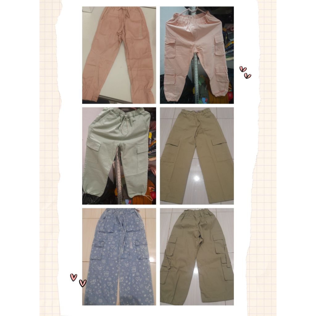 Celana Cargo Aero Girls sz 5-16