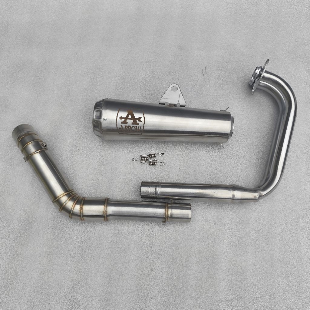 Knalpot racing Arrow pro race fullsystem Ninja 250 fi R25 Ninja karbu Mt25 Z250 Cbr250rr