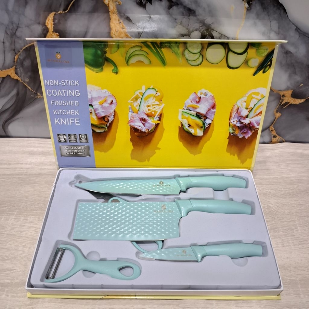 Pero x Mandalina Ayaka Knife Set Of 5 / Pisau set 5 pcs