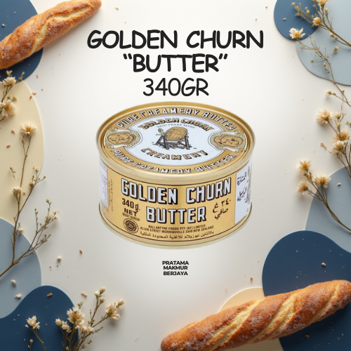GOLDEN CHURN BUTTER 340GR / MENTEGA / MARGARIN GOLDEN CHURN