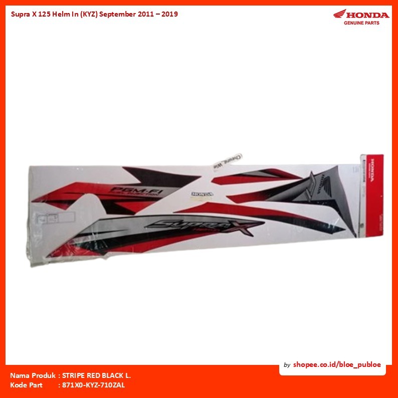 STRIPE RED BLACK L./871X0KYZ710ZAL