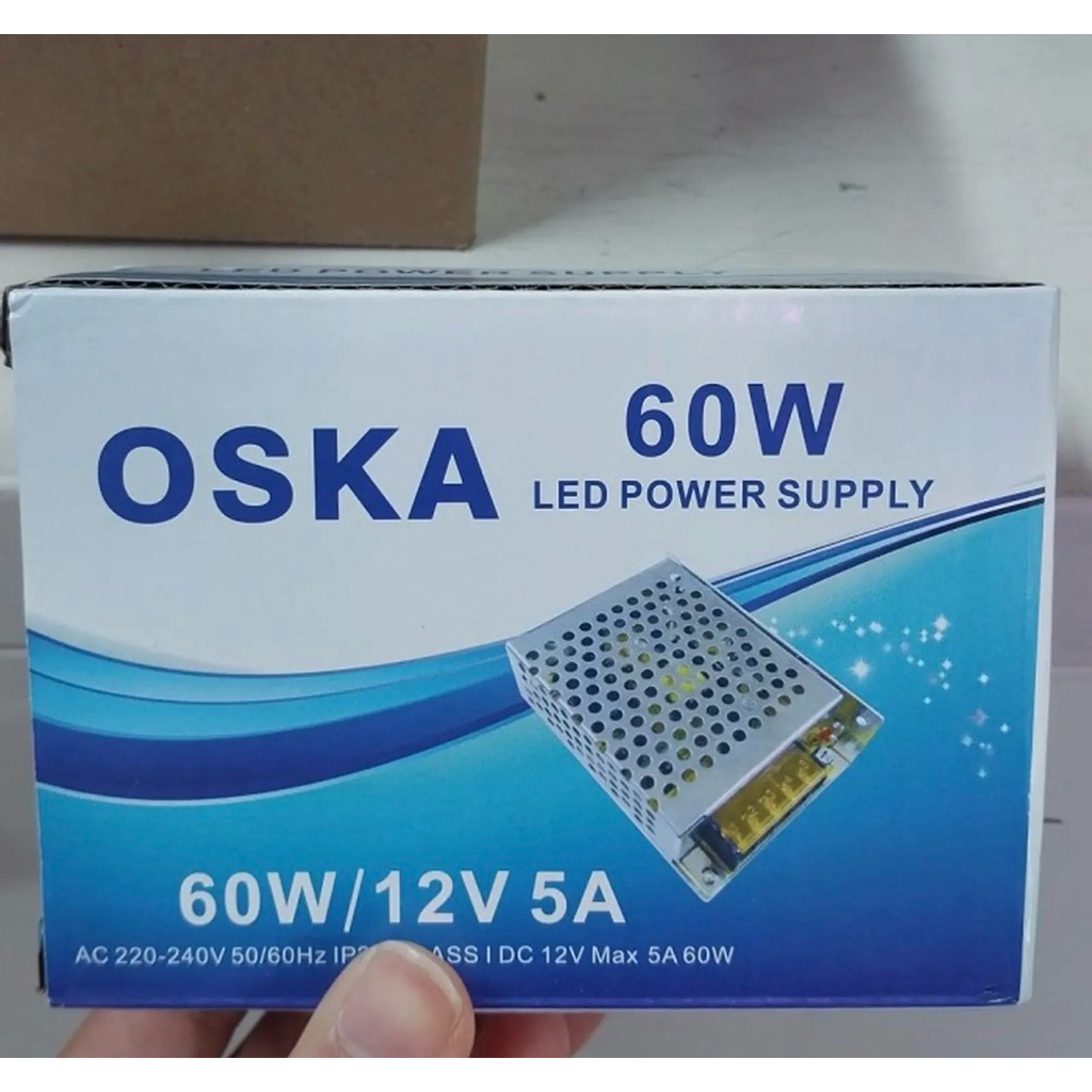 Power Supply atau Trafo 12 Volt 5 Ampere ballast led strip