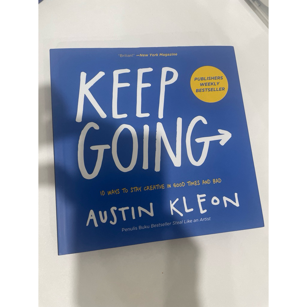 Buku Keep Going Austin Kleon