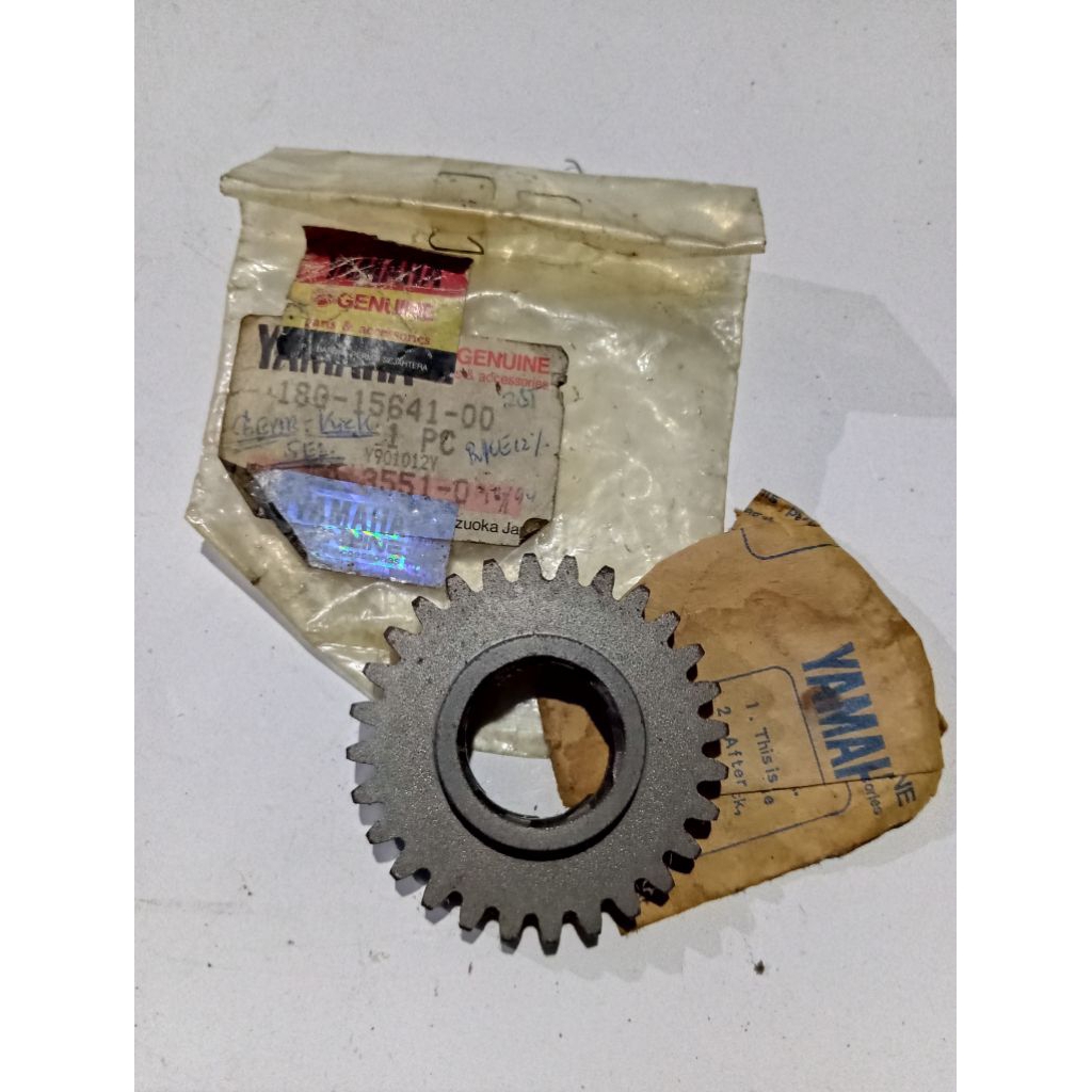 Gigi slah idle L2G L2 Super 28T Lawan Gigi stater selah L2G L2SN YB original japan nos 180-15641-00