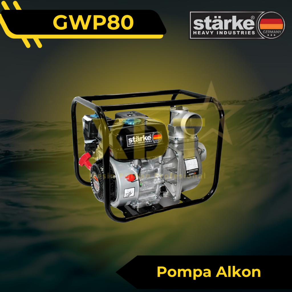 Starke GWP80 Mesin Pompa Air Bensin 3 Inch Pompa Irigasi Alkon 3" Waterpump STARKE GWP 80