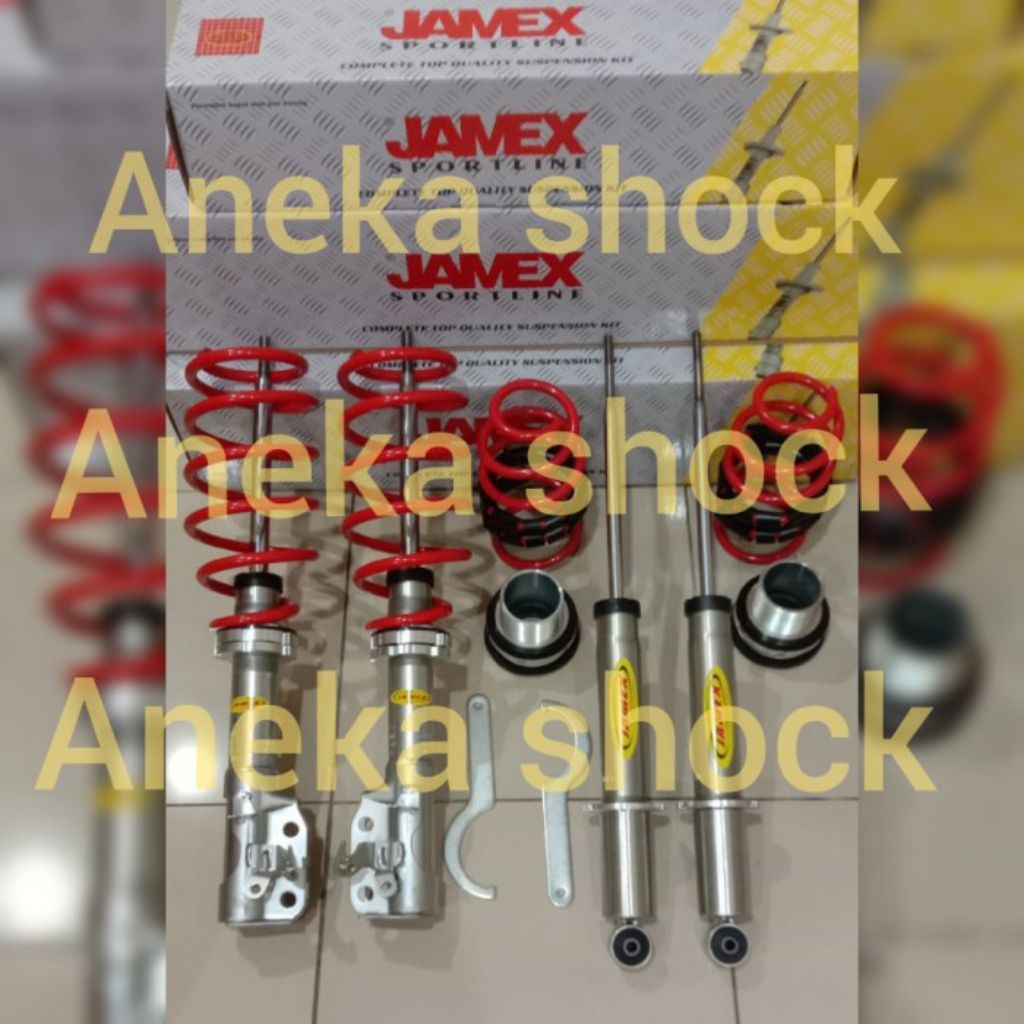 SHOCK BREAKER JAMEX COILOVER ADJUSTABLE SUZUKI ERTIGA 2010-2017 DEPAN BELAKANG