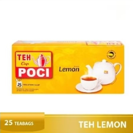 Teh Celup Cap Poci Rasa Lemon 25 Bags - Teh Poci Tea Bag