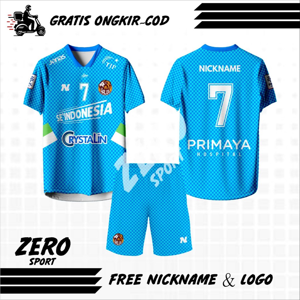 Jersey Futsal Custom Halus FC 3RD Terbaru PFL 2026 Full Printing Gratis Nama Dan No Punggung