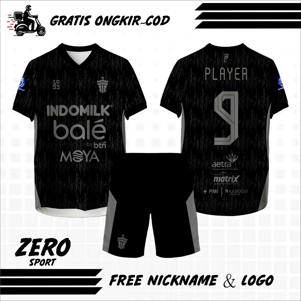 Jersey Sepakbola Persita Tanggerang THIRD BSL Terbaru Full Printing Gratis Pasang Nama Dan No Punggu