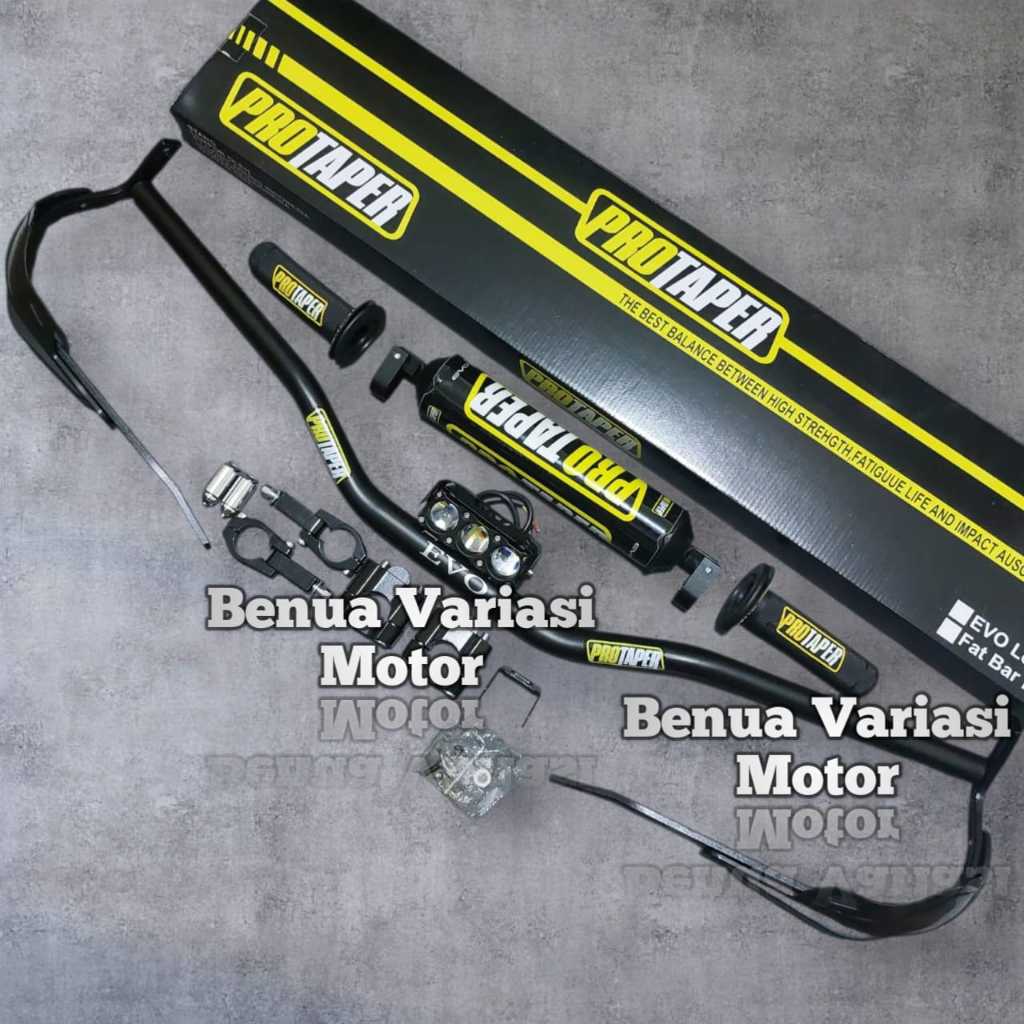 Stang Stir Fatbar Trail MotoCross Stang Protaper Tipe Low Plus Dudukan Stang Atau Raiser Stang Plus 