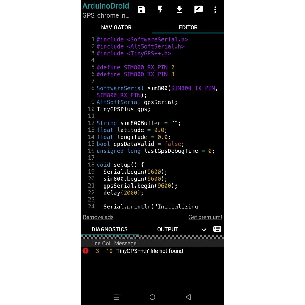 GPS tracker SMS lengkap arduino nano