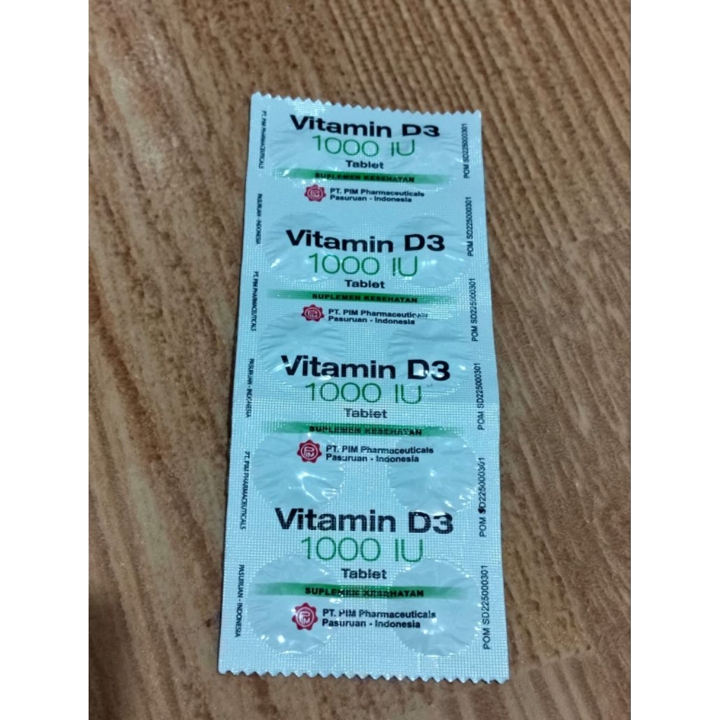 VITAMIN D3 1000 IU PIM STRIP