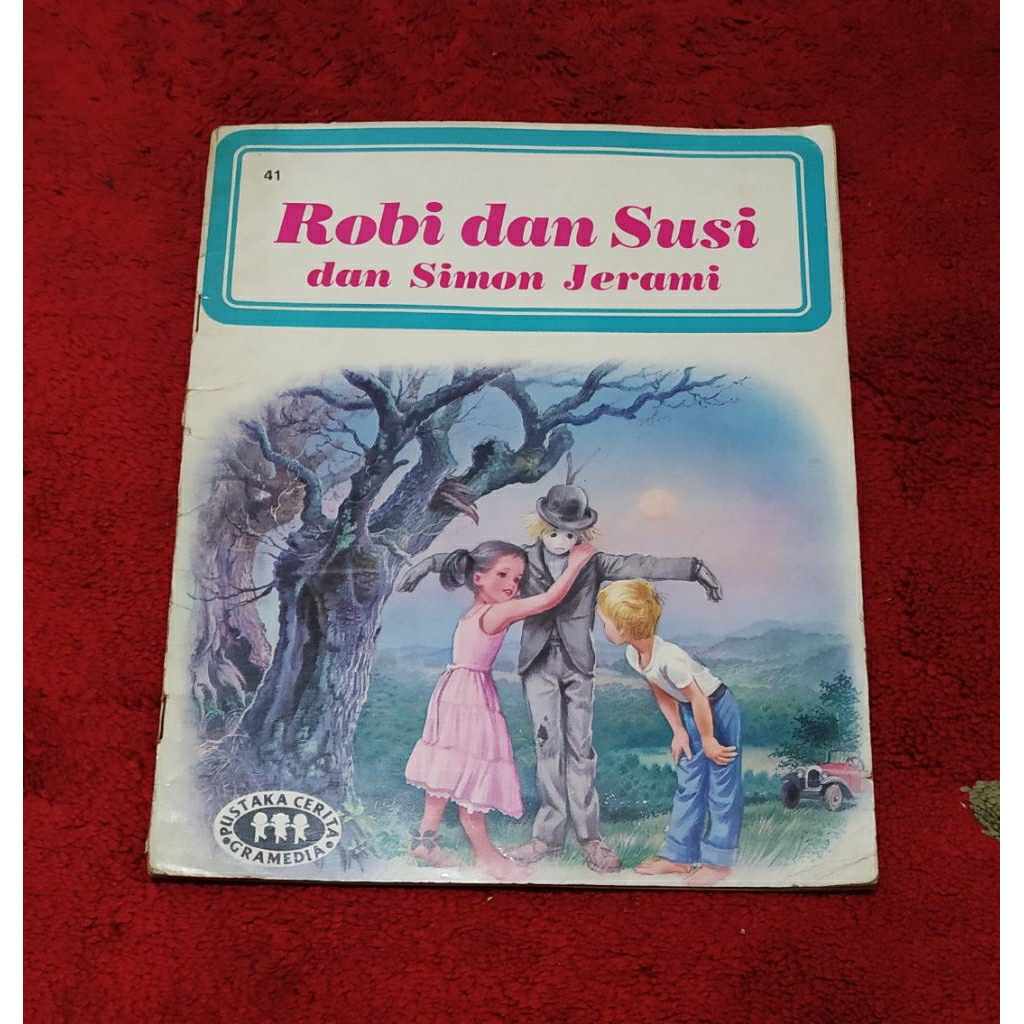 Buku anak Pustaka Cerita Gramedia "Robi dan Susi dan Simon Jerami" 100%ORI preloved koleksi pribadi