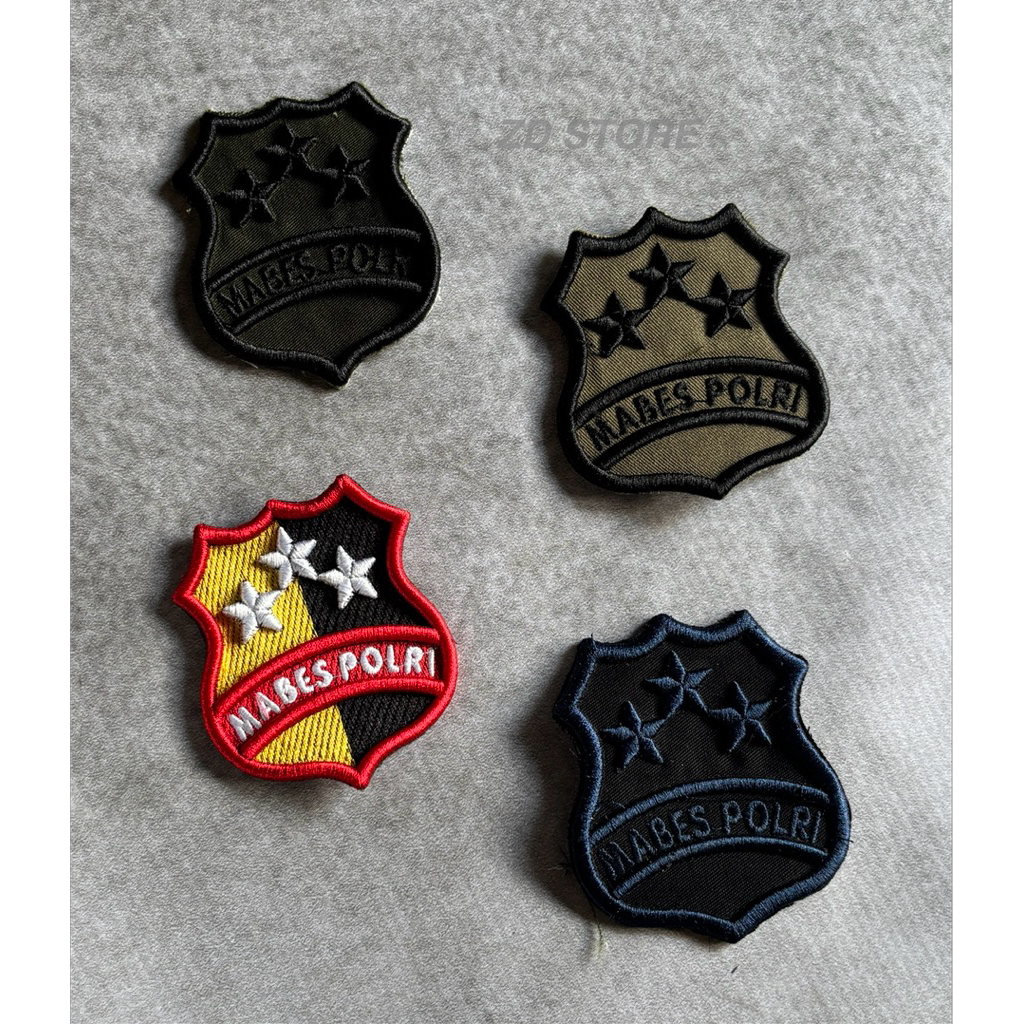 Bet MABES POLRI PDL Timbul/Bet MABES POLRI Bordir Timbul