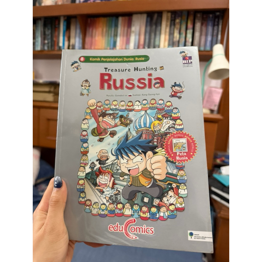 (ORIGINAL + INDONESIAN) Buku Komik Penjelajah Dunia: Rusia Serikat (Treasure Hunting in Russia) by E