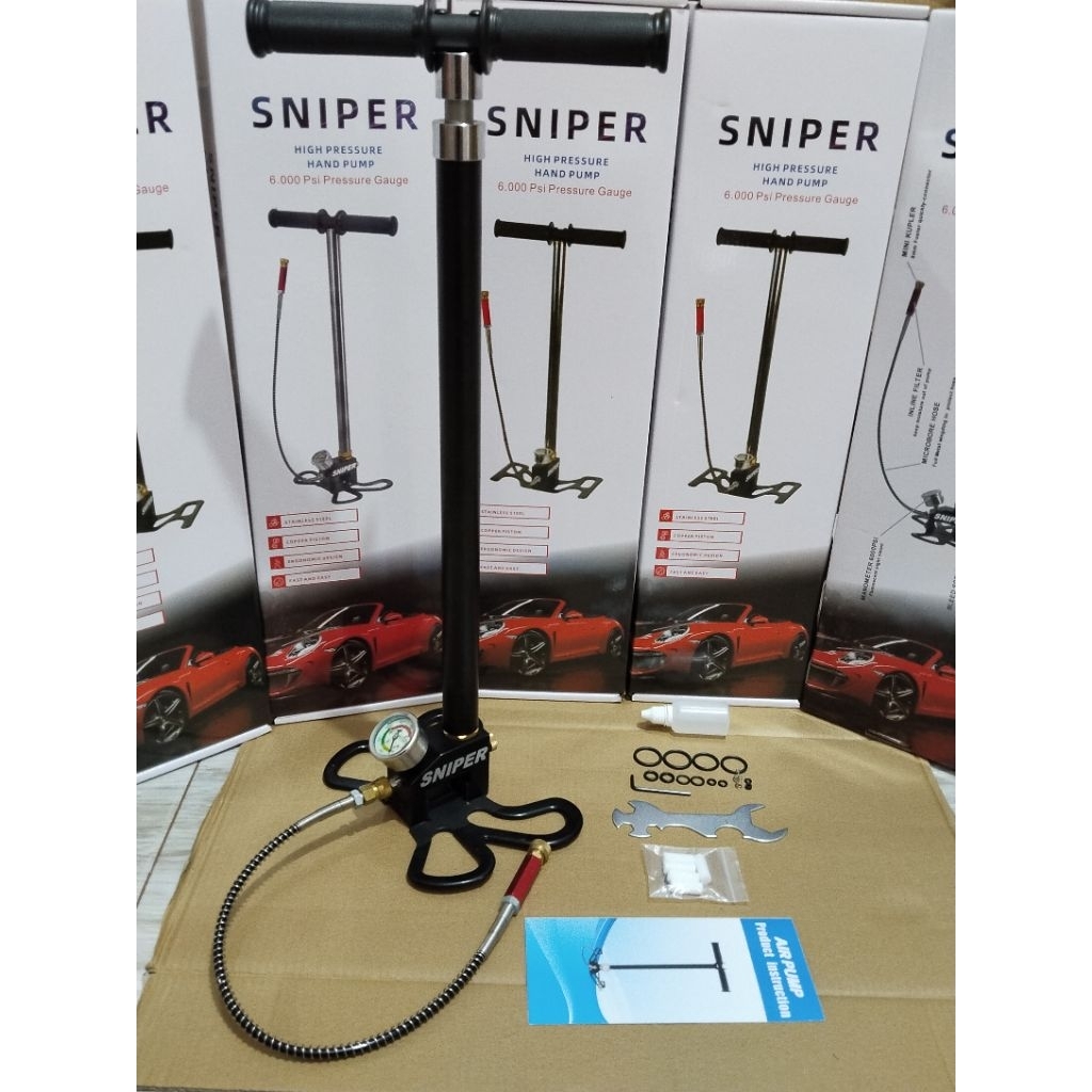 Pompa PCP 4 Stage bisa COD, Pompa PCP 4 Stage 6000psi kaki lipat kaki kupu2 bisa bayar ditempat