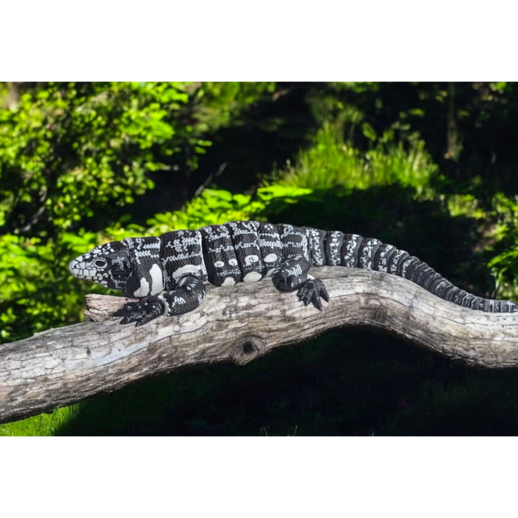 Mainan Reptil Artikulasi – Kadal Tegu Realistis, Bisa Digereakkan, Cocok untuk Koleksi & Hadiah