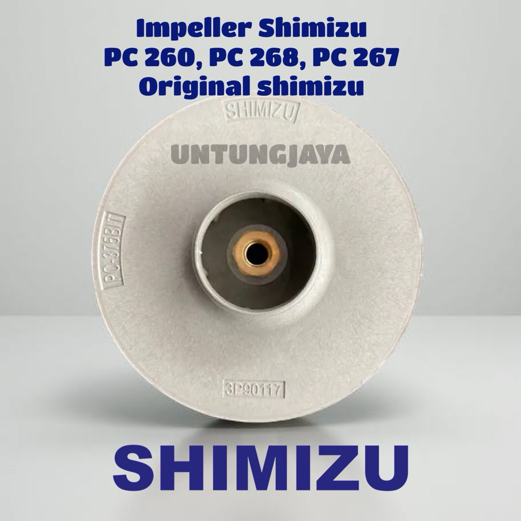 IMPELLER POMPA SHIMIZU ORIGINAL PC 260 PC 267 PC 268 PBIT // IMPELLER POMPA SHIMIZU PC260 PC268 PC26