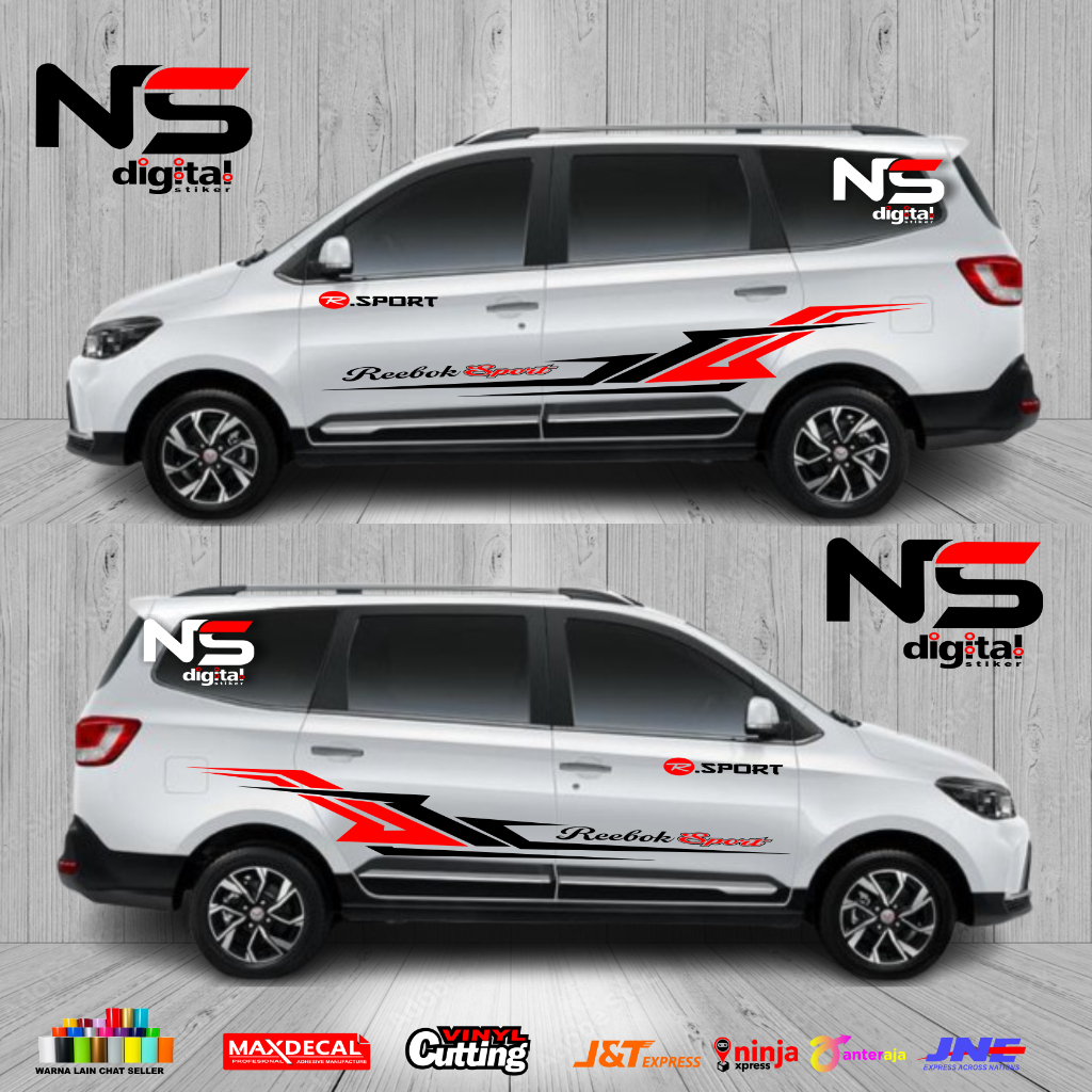 Stiker Terbaru Mobil Wuling Confero Sticker Cutting Wuling Confero