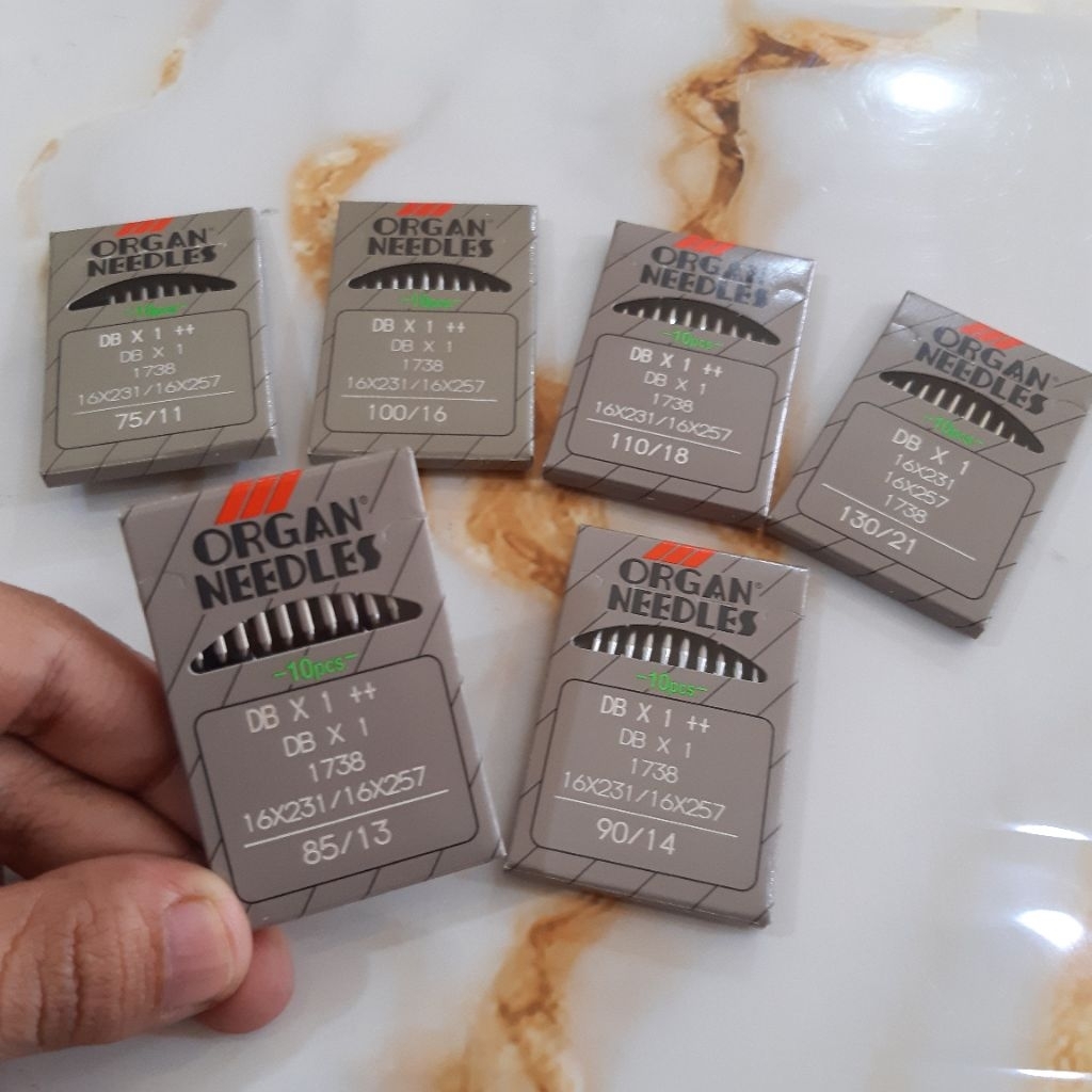 Jarum DB x 1 Jarum Mesin Jahit Bordir Highspeed (Harga Per Biji)