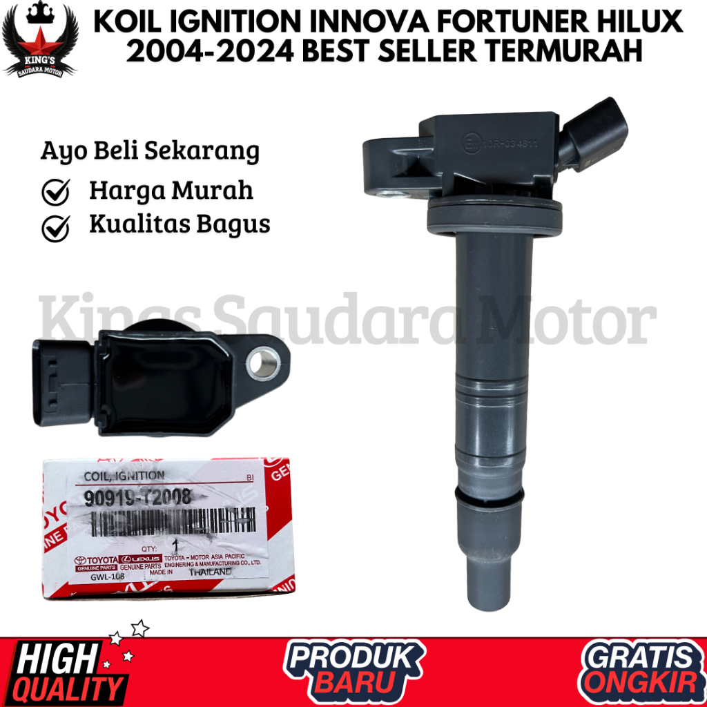 Coil - Koil Ignition Innova Fortuner Hilux 2004-2024 Best Seller Termurah