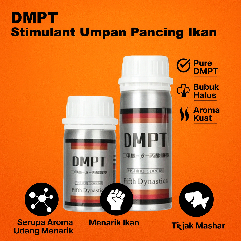 ORIGINAL DMPT STIMULANT umpan pancing jitu penarik ikan bubuk mancing essen essence super adiktif pe