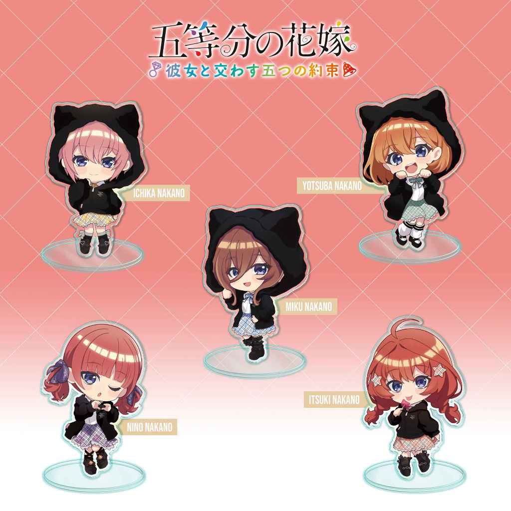 [STANDEE] NAKANO COLLECTION action figure murah akrilik Ichika Yosuba Miku Nino Itsuki