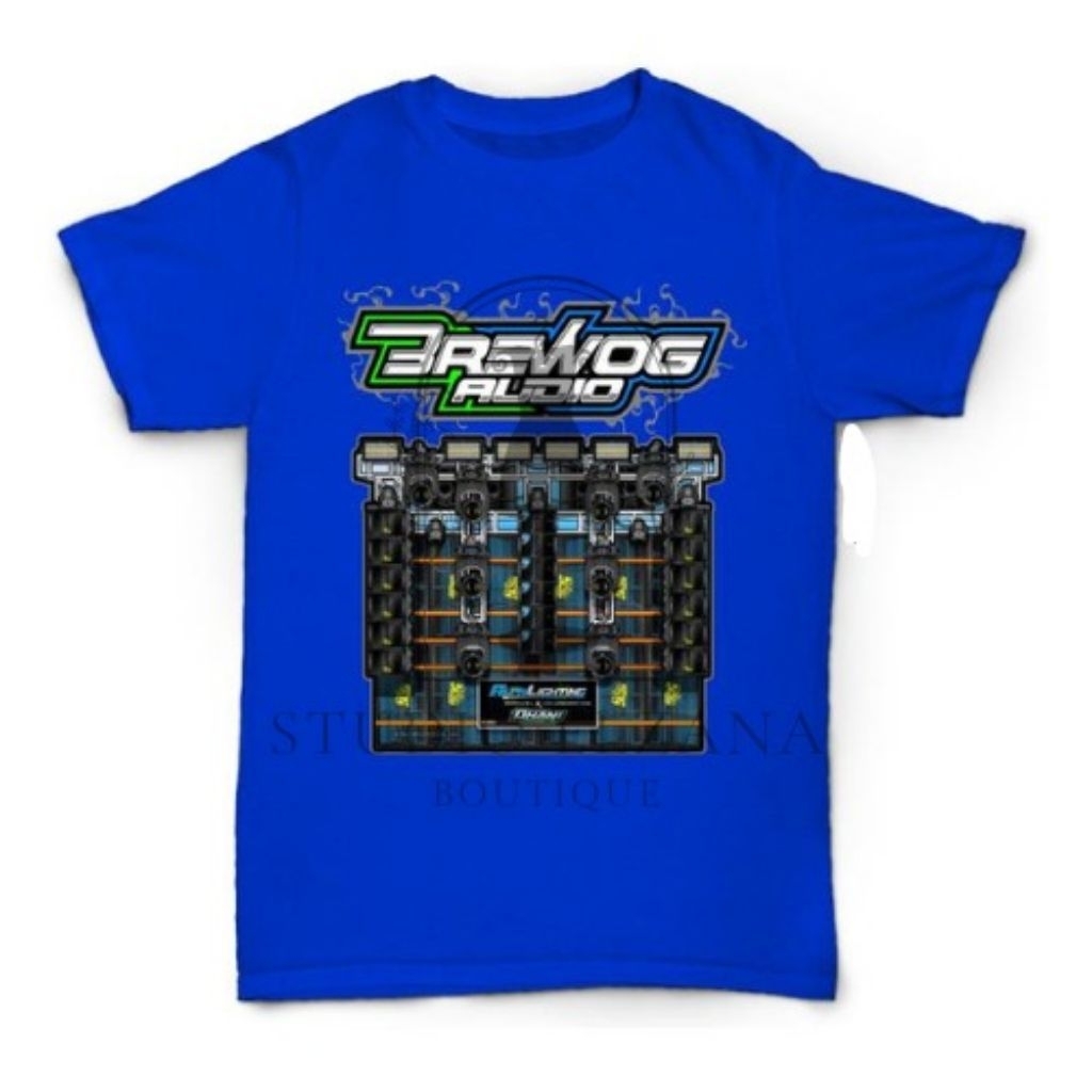 T-Shirt Brewog Audio Original – Streetwear Khas Pecinta Bass & Audio Mobil