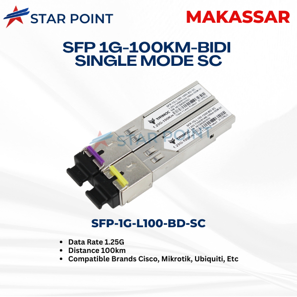 Tarmoc SFP-1G-L100-BD-SC |SFP 1G BIDI 100KM SC SFP 1G 100KM Singlemode