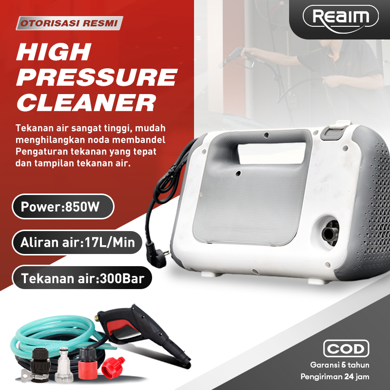 REAIM Jet Cleaner Semprotan Cuci Motor Mesin Cuci Motor Alat Cuci Motor Alat Cuci Motor Semprotan Ke