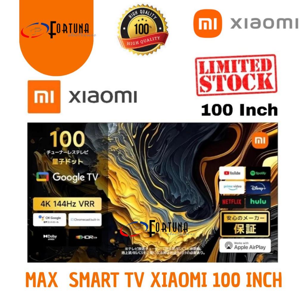 XIAOMI QLED 4K UHD Google TV 100 Inch - Xiaomi Smart Display Max 100 2025 - Mi Smart TV 100 Inch 4K 
