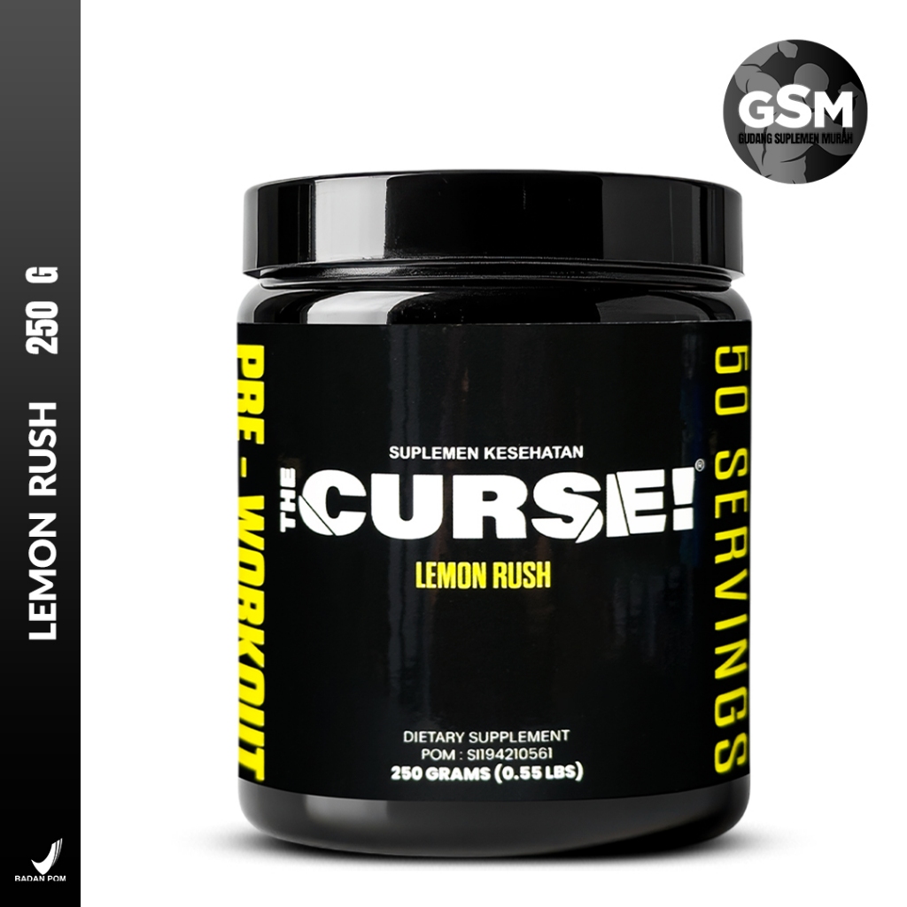 Cobralabs The Curse Pre Workout PWO 50 serving Suplemen Gym