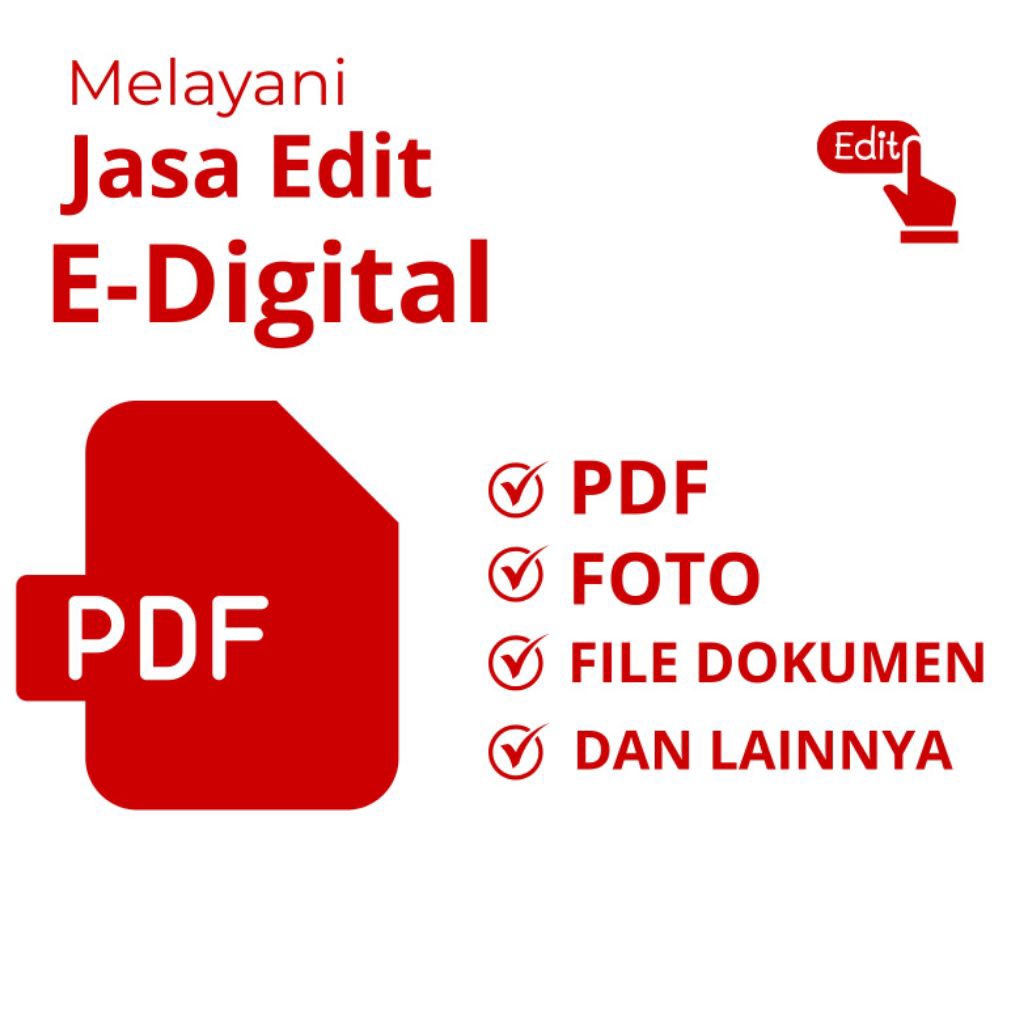 JASA EDIT PDF, FOTO, SS, DOKUMEN, DAN APA SAJA