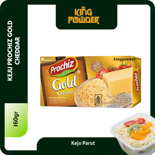 Keju Prochiz Gold Kecil 160gr | Keju Gold Cheddar | Prochiz Gold Cheddar 160gr