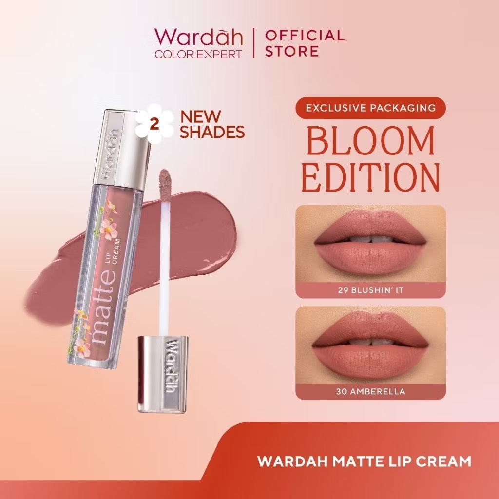 WARDAH MATTE LIP CREAM - INTENS TAHAN LAMA