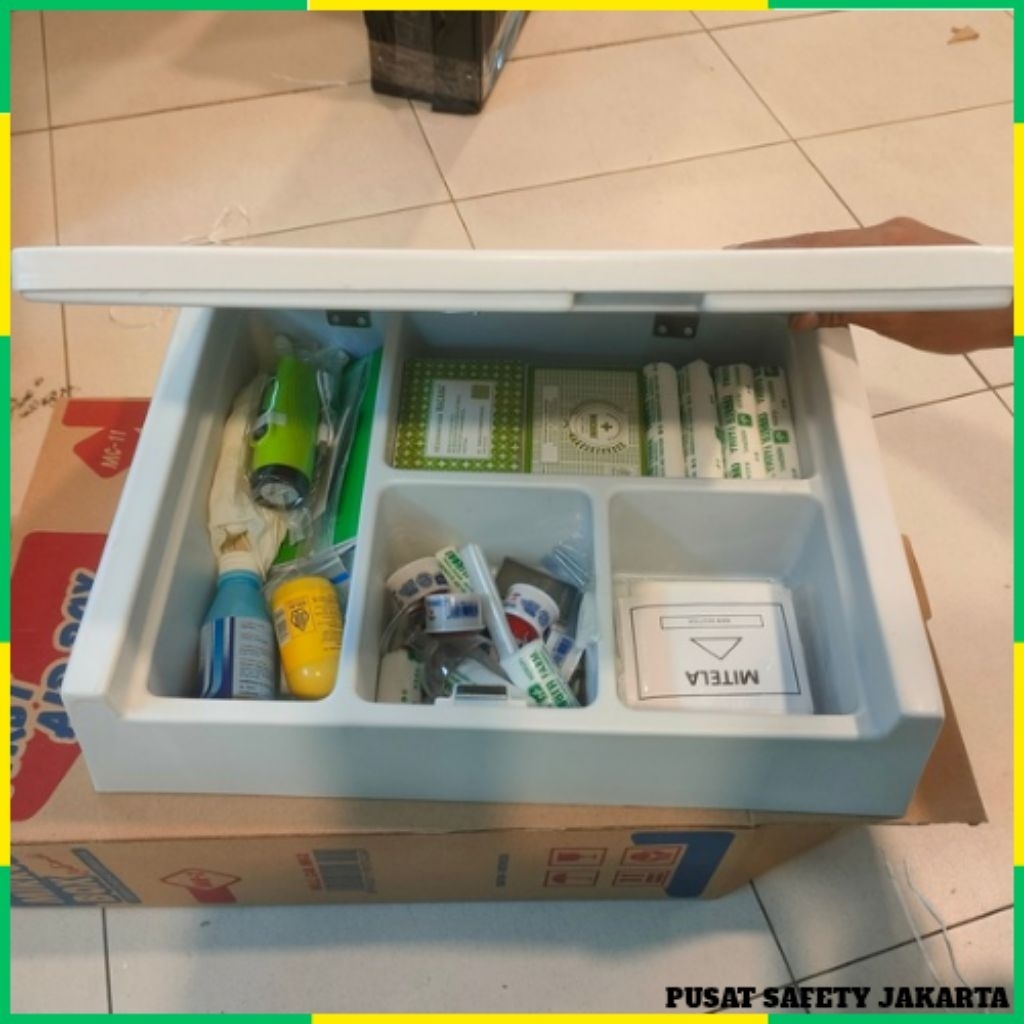 Paket Isi P3k Tipe A B C Lengkap / Kotak p3k Lengkap Dengan Isi